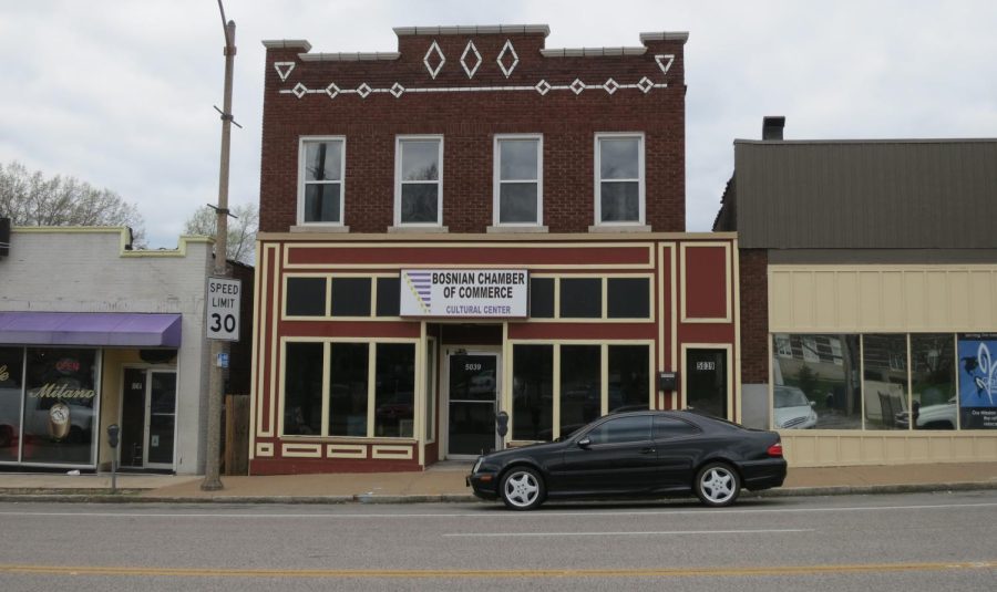 The Bosnian Chamber of Commerce in April 2013. Founded in the early 2000s, its mission is to promote the economic development of Bosnians in St. Louis and promote Bosnian culture