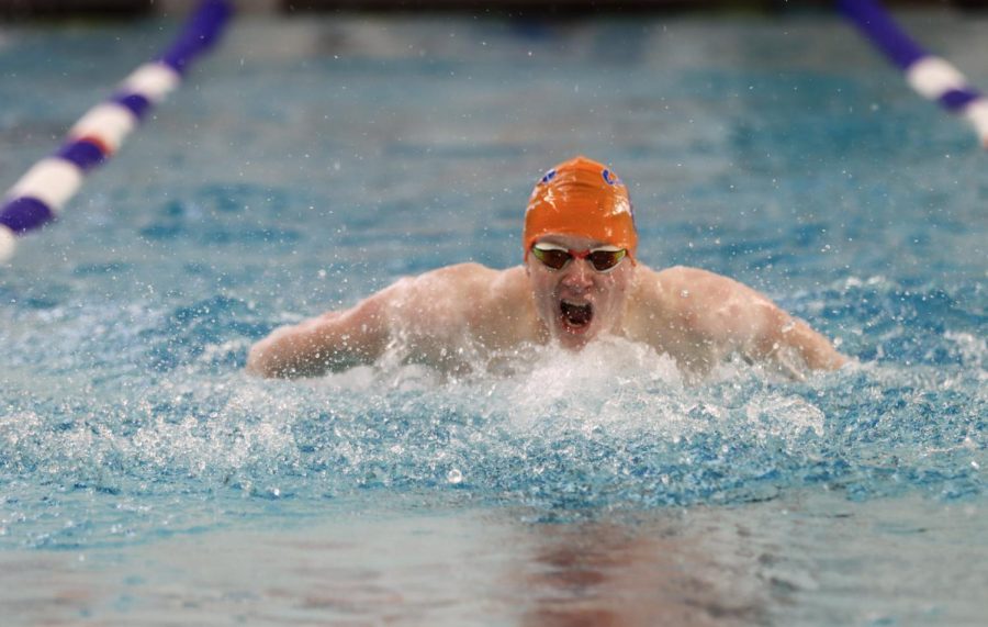 CHS Swim Meet Against Lindbergh Ends with Several Personal Wins for Swimmers