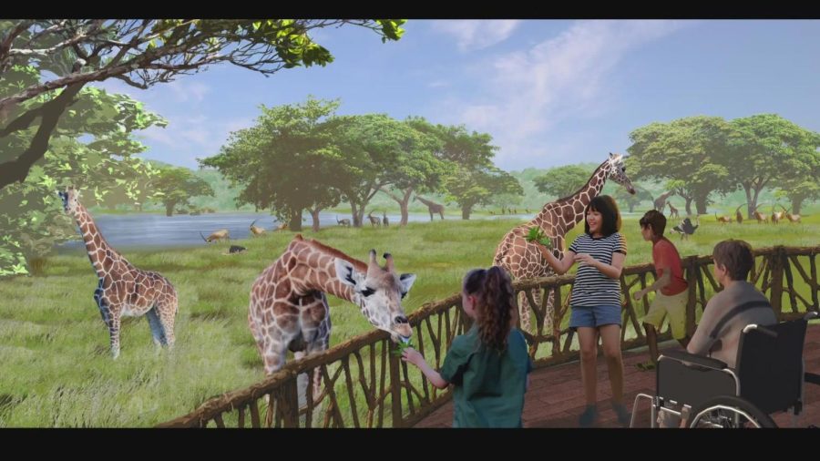 WildCare Park will have sections for people to relax during their safari. 