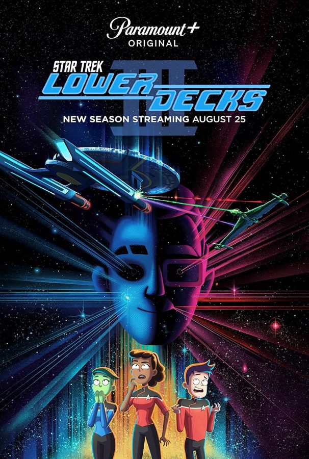 The promotional poster for Lower Decks Season Three