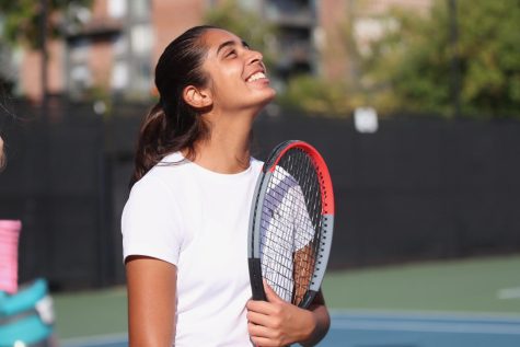 Aanya at a home match 