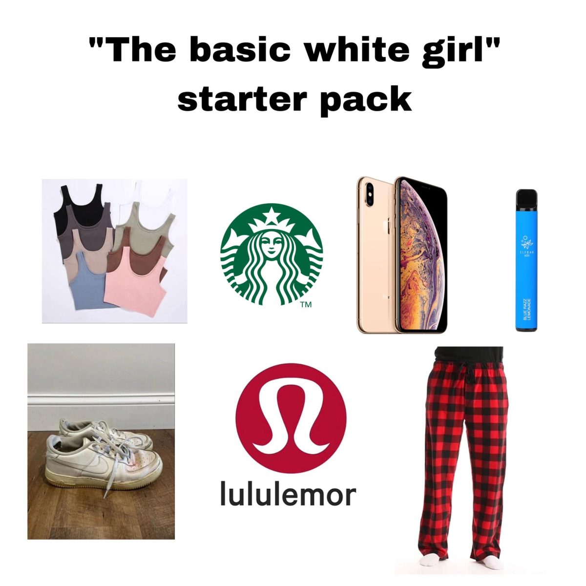 A collection of items all deemed "basic"
