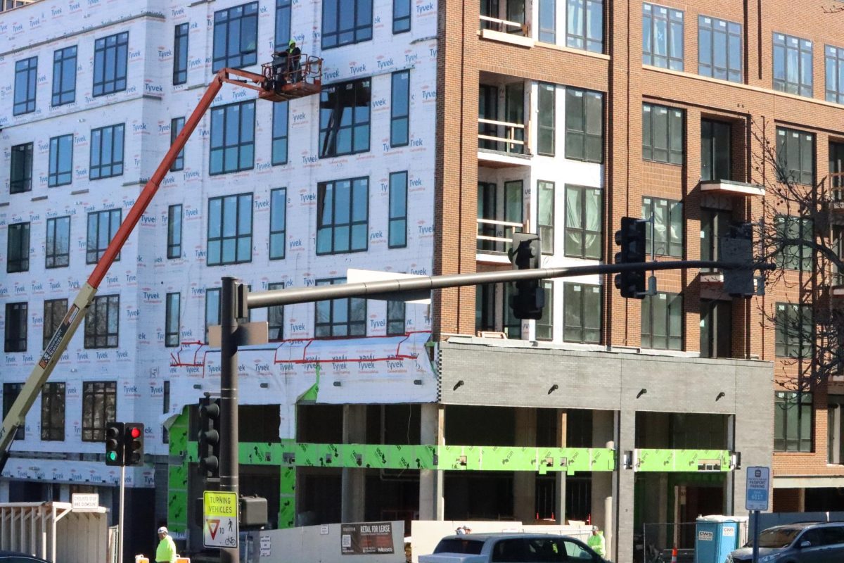 New construction of the Bemiston Building on Central, Maryland and Bemiston Avenue.