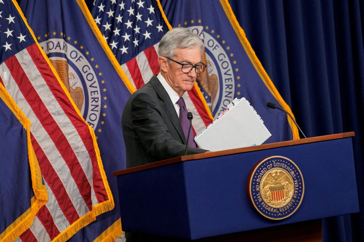 U.S. Federal Reserve Chair Jerome Powell attends a press conference, following a two-day meeting of the Federal Open Market Committee on interest rate policy, in Washington, D.C., U.S., March 19, 2025. REUTERS/Nathan Howard