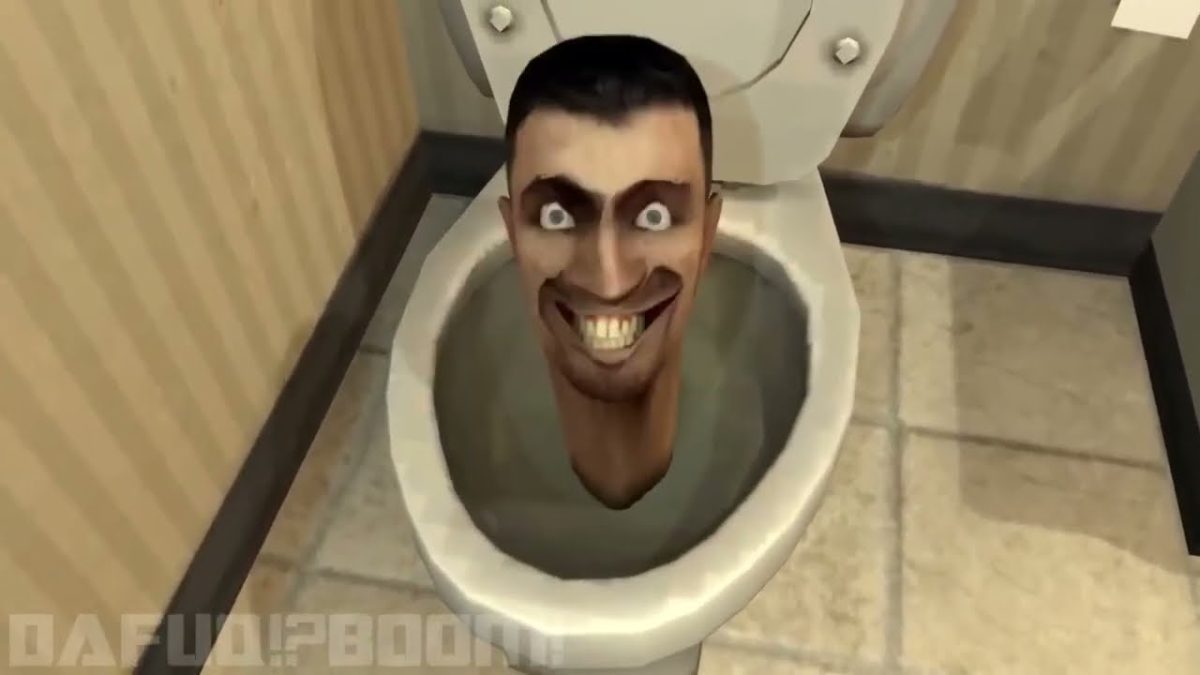 Skibidi Toilet, a show that is known as one of the more abstract brainrot sources. From the YouTube channel Dafuq!?Boom!.
