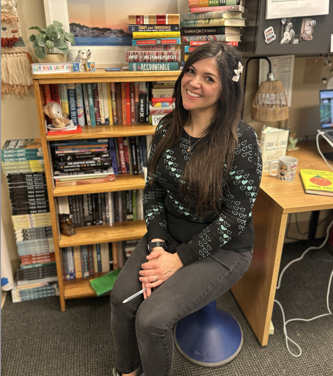 “I care a lot about people's feelings. As a teacher, one of my favorite things is I get to meet so many students every single year. I've been teaching [for] 21 years, and that's hundreds and hundreds of students that I've gotten to meet and connect with over the years. I'm just really lucky that I kind of knew [that] in that moment I wanted to find a space where kids felt like they could make mistakes and explore new ideas.” 
-Katie Storms, English Teacher