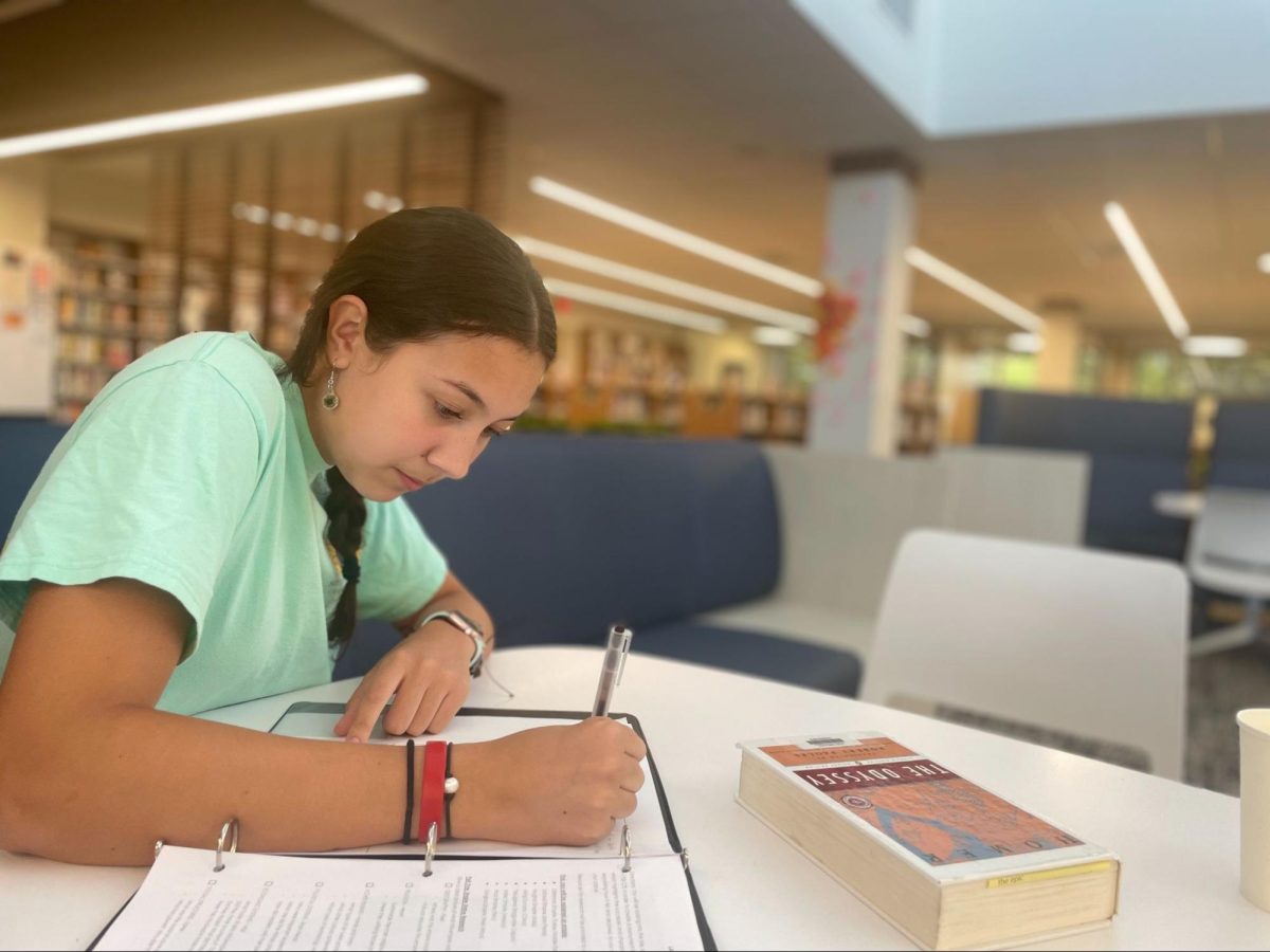 “[For dealing with academic stress,] I think just I figured [it] out myself, because I feel like everyone has a different way of dealing with their stress, so this is just the way that worked for me.”  -June Wiens, 9
