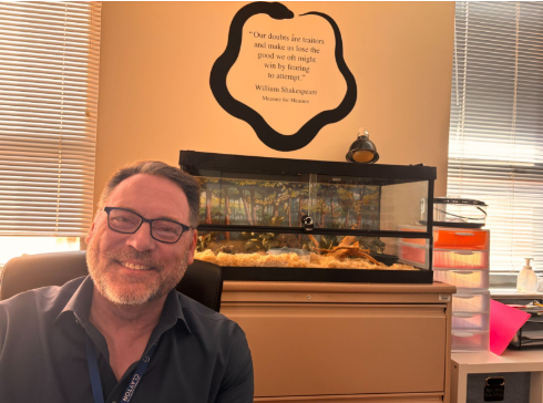 “I think what's important are other people, and what we do for other people. [People should] look for opportunities to do things for other people. I pay attention to people. I listen constantly, watching and reforming my thoughts about them.”  -Chris Holmes, Gifted Specialist 
