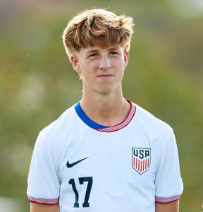 Blake Wilson has earned another call-up to the U.S. U-16 national team to compete against Sweden and Spain in November 2025.  (Photo by Sergio Lopez)