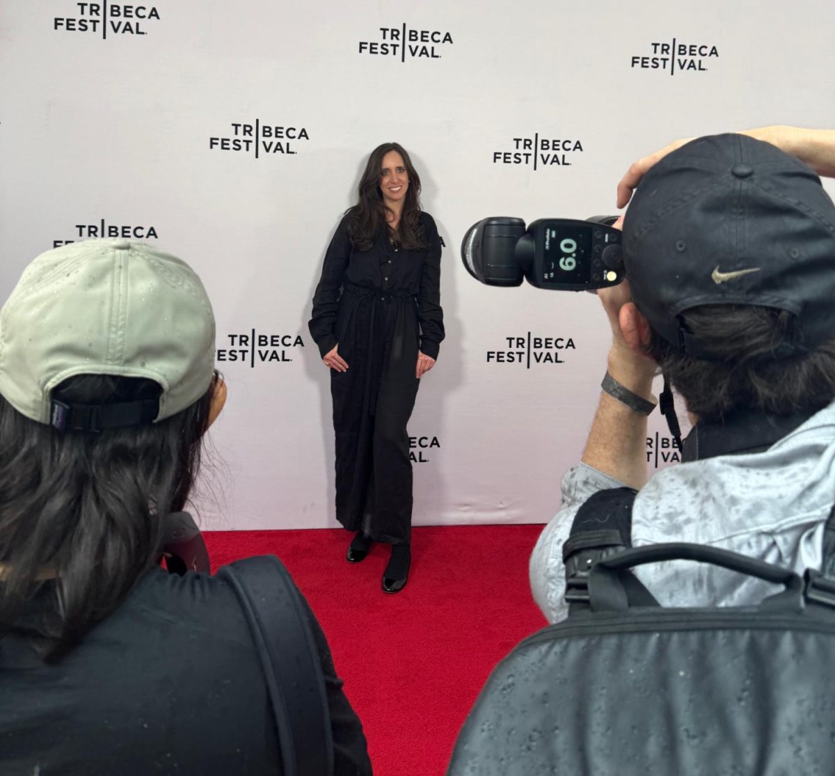 2010 alumna Jen Maylack on the red carpet at the Tribeca Film Festival 2025 for “The Price of Milk” premiere. (Courtesy of Jen Maylack)