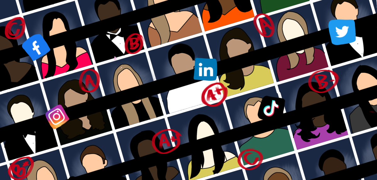 Illustration representing how tomorrow's voices are being silenced on social media.