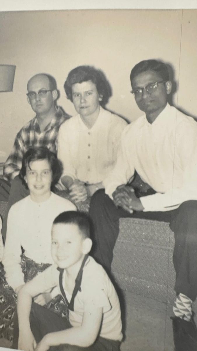  Mukundrai Gulabrai Parikh with his host family as a graduate student at Michigan State in the early 1960's