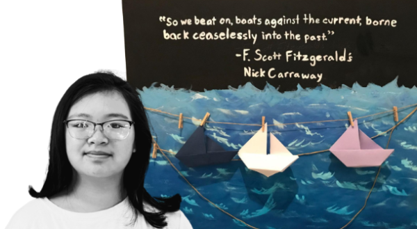 “Boats Against the Current” will be displayed at the St. Louis Art Museum starting May 1, as part of the Youth Artists Exhibition. This is sophomore Zoey Lin’s first time participating in the exhibition.