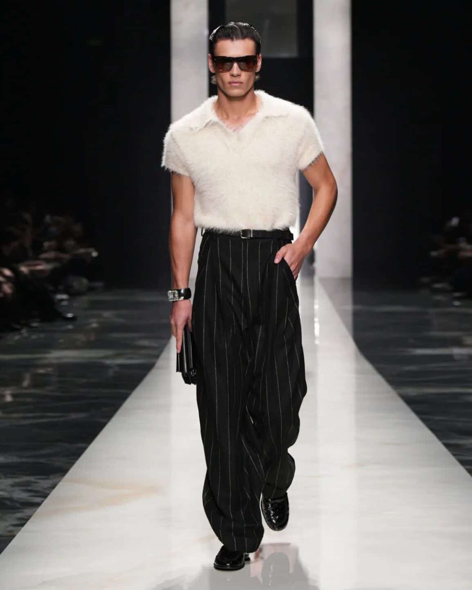 Sophomore Adam Gallegos walks his first-ever runway for Dolce & Gabbana. “When I saw a picture on the Vogue website of me, [I thought] this can't be me. This can't be real,” Gallegos said. “That picture to me will always be crazy.” Dolce & Gabbana Fall 2026 Menswear Look 51 / 100
Photo by Isidore Montag, Vogue, ©Condé Nast